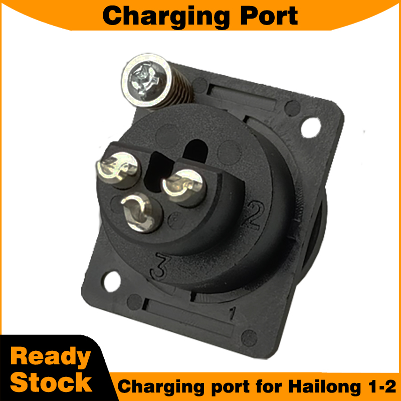 Electric Scooter Charger - Aksesori Kotak Baterai Hailong 1-2 Konektor