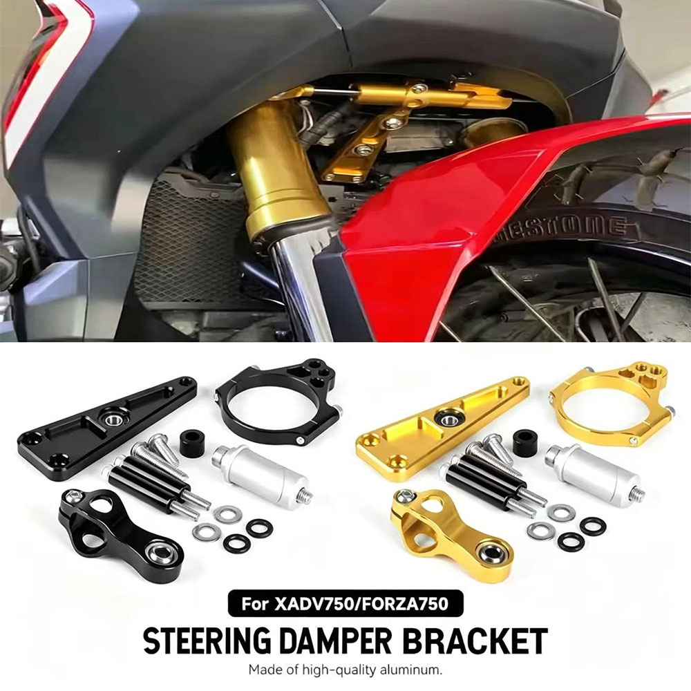 Steering Damper Stabilizer Kit Cnc - Motor untuk Honda XADV 750 X-ADV750
