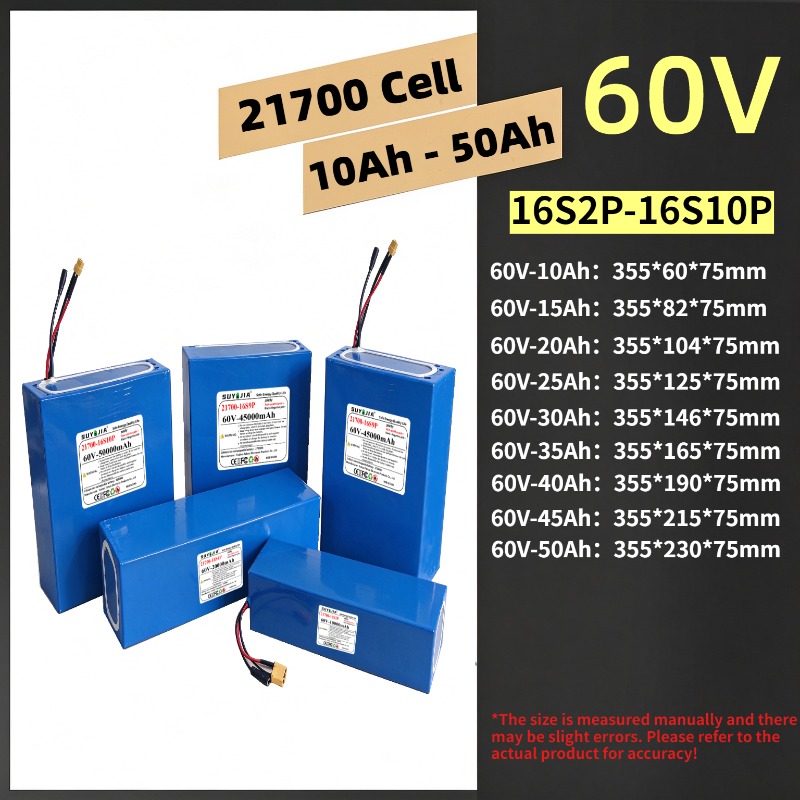 60V 30Ah 21700 Battery Pack - Paket Baterai Lithium 60V 21700 dengan