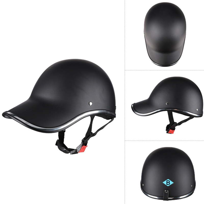 Electric Scooter Adults - Helm Setengah Sepeda Motor Topi Bisbol