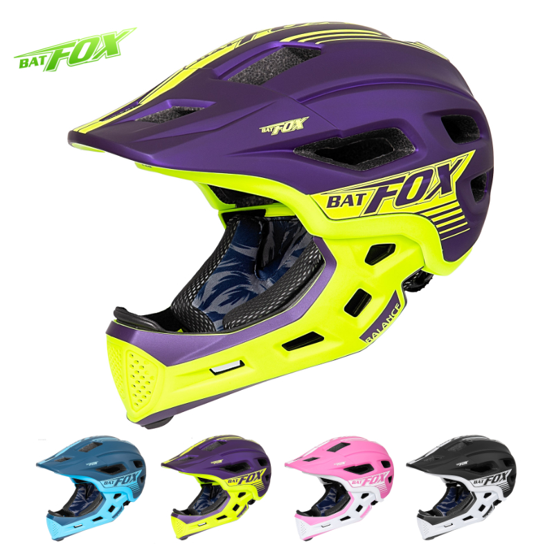 BATFOX helm sepeda wajah penuh - Scooter Helmet Set ulasan dan harga