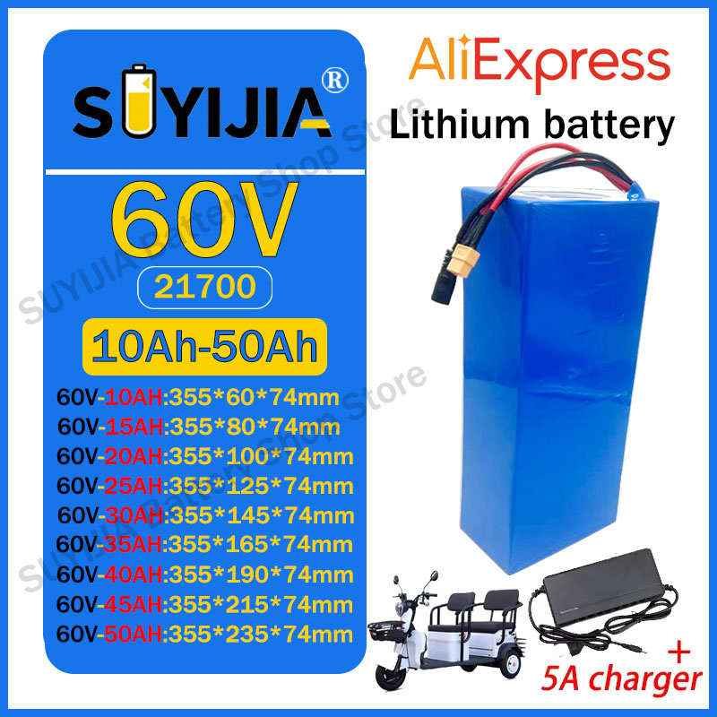 Paket Baterai Li-ion 60V 40Ah  - 60V 30Ah 21700 Battery Pack ulasan dan harga
