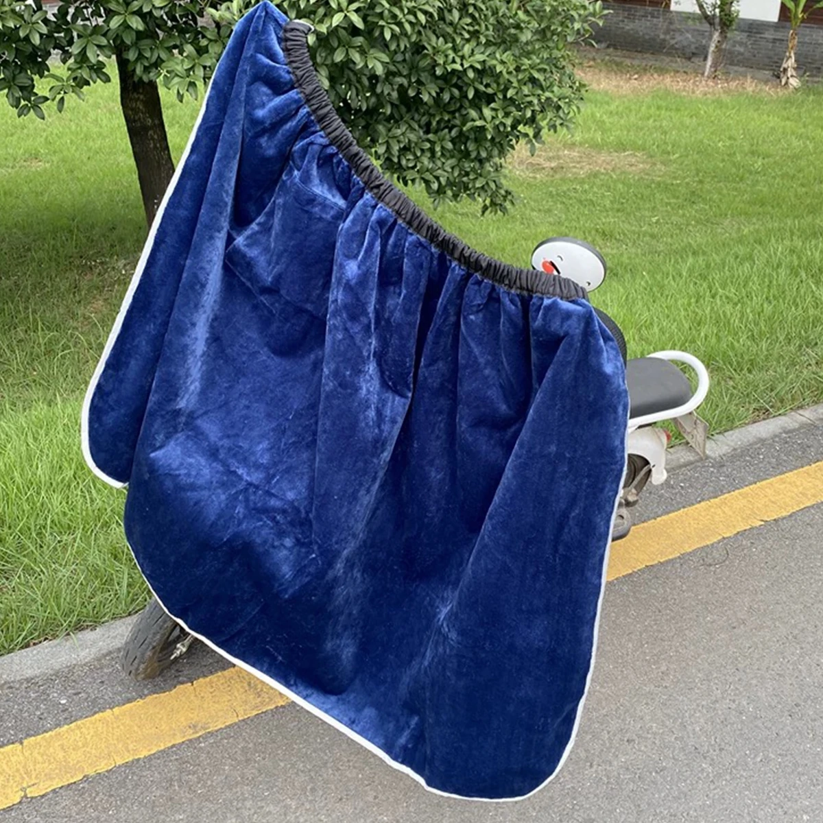 Penutup Kaki Skuter Motor Anti - Electric Scooter Rain Cover ulasan dan harga
