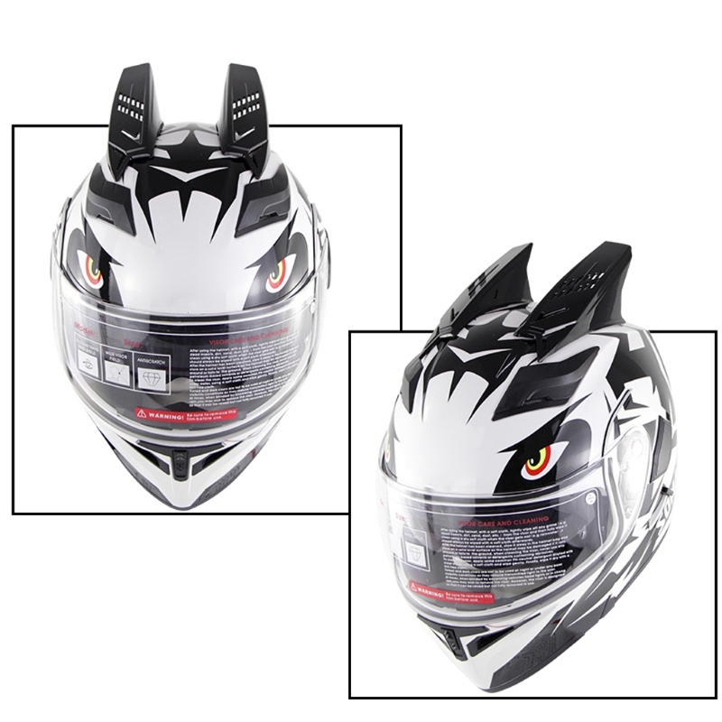 2x Dekorasi Helm Pengisap Tand - Scooter Helmet Set ulasan dan harga