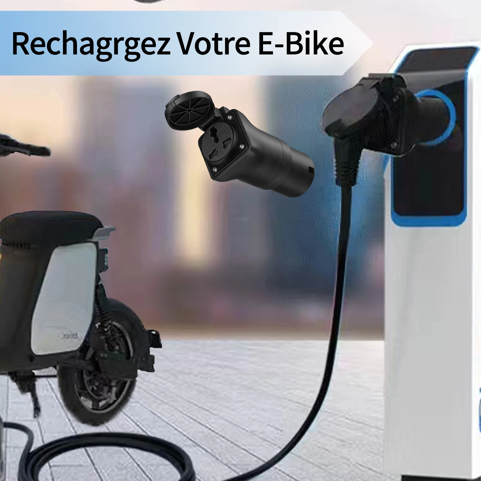 Adaptor Charger TYPE 2 EV EVSE - Electric Scooter Charger ulasan dan harga