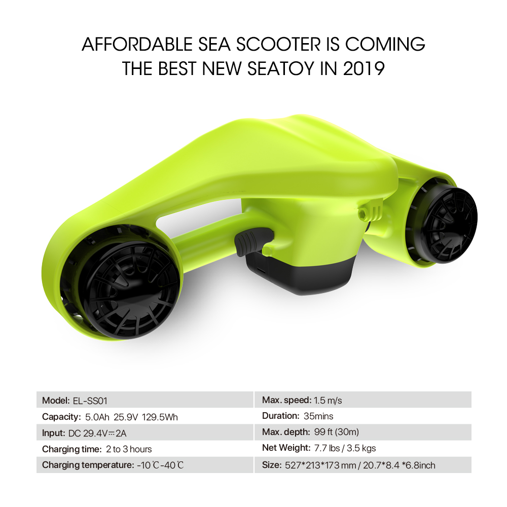 Skuter Bawah Air Asiwo Manta u - Electric Scooter Adults ulasan dan harga