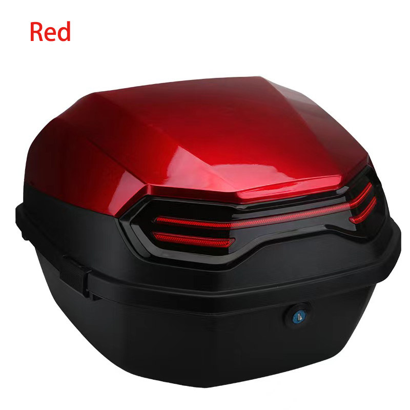 Kotak ekor sepeda motor skuter - Scooter Helmet Set ulasan dan harga