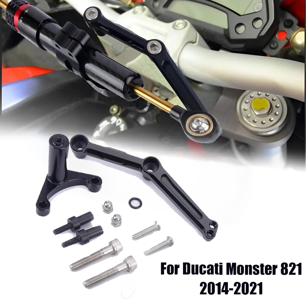 Aksesori Sepeda Motor Braket P - Steering Damper Stabilizer Kit Cnc ulasan dan harga