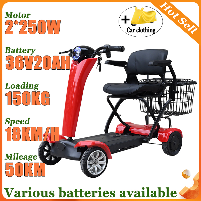 Skuter Listrik Lansia Lipat Ot - Folding Electric Scooter ulasan dan harga