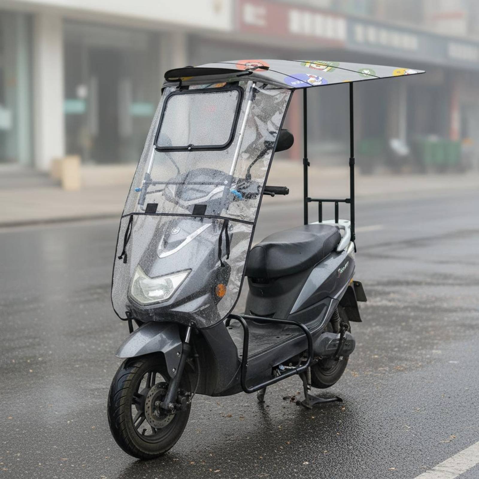 Penutup Hujan Skuter Listrik T - Electric Scooter Rain Cover ulasan dan harga