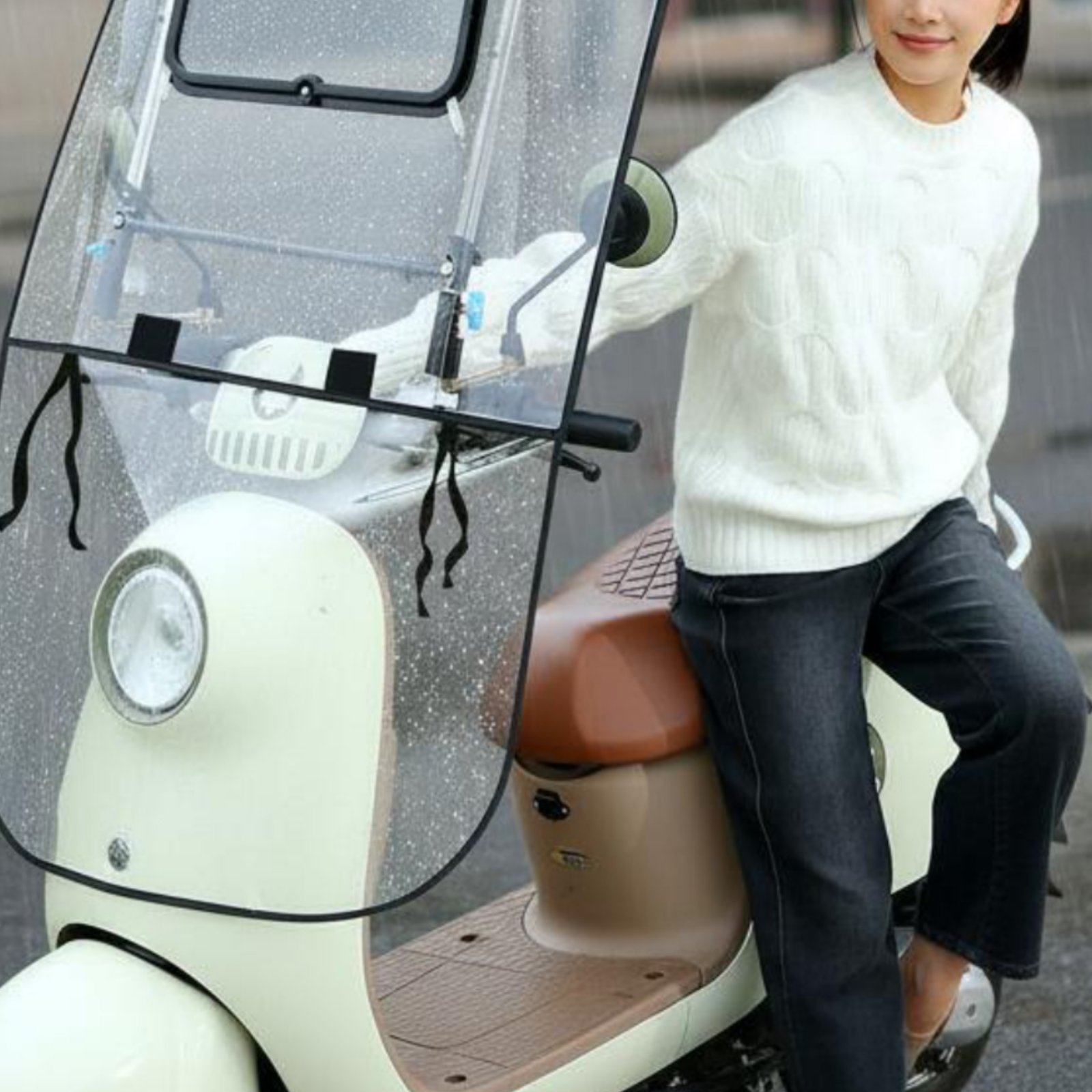 Penutup Hujan Skuter Listrik T - Electric Scooter Rain Cover ulasan dan harga